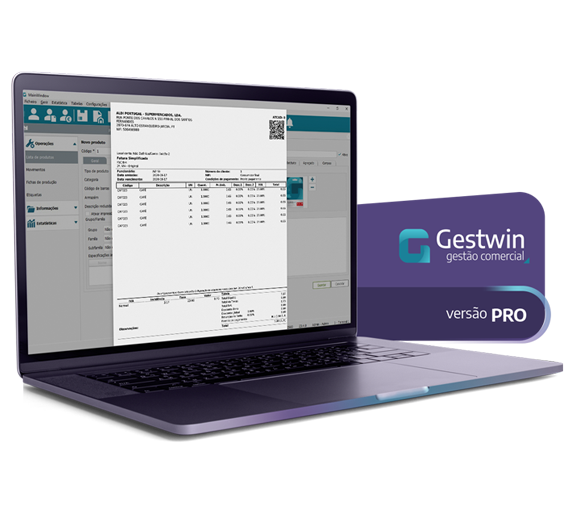 Gestwin Gestão Comercial - programa de faturação certificado para micro e pequenas empresas